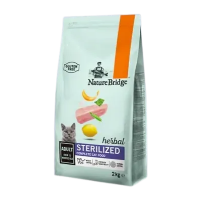 NatureBridge Herbal pour chat stérilisé -2kg