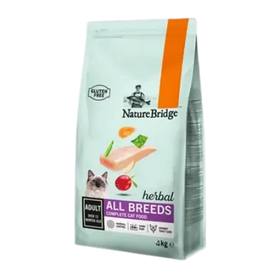 NatureBridge Herbal pour chat adulte -4Kg