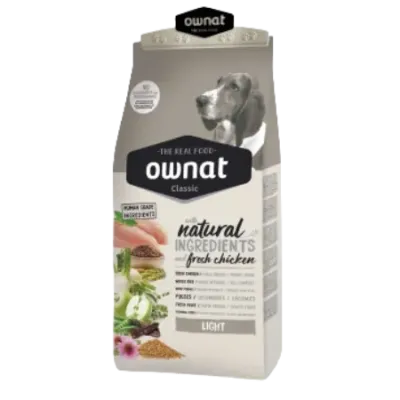 OWNAT CLASSIC LIGHT 20 kg - Pour chiens en surpoids ou peu actifs