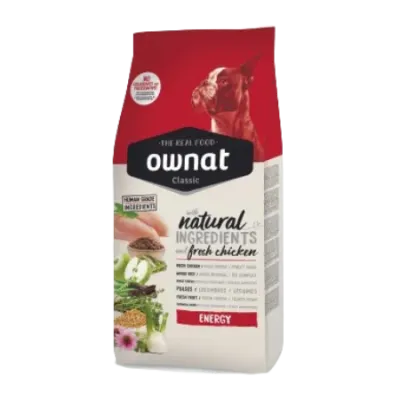 OWNAT CLASSIC ENERGY 20 kg - Croquettes pour chiens sportifs