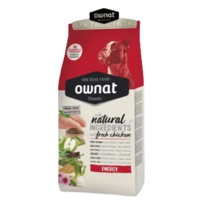 OWNAT CLASSIC ENERGY 20 kg - Croquettes pour chiens sportifs