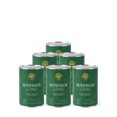 Pâtée ESSENTIAL SUPERIOR LIVING pour chien 400g