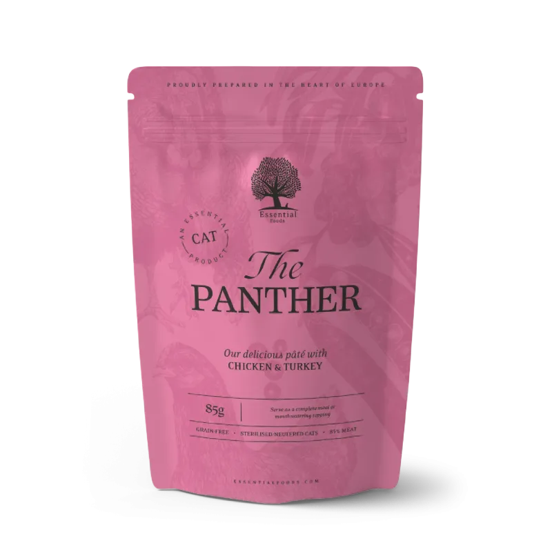 Pâtée ESSENTIAL PANTHER pour chat stérilisés 85g