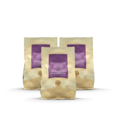 Lot de 3 x 2.5kg HIGHLAND LIVING PETIT CHIEN