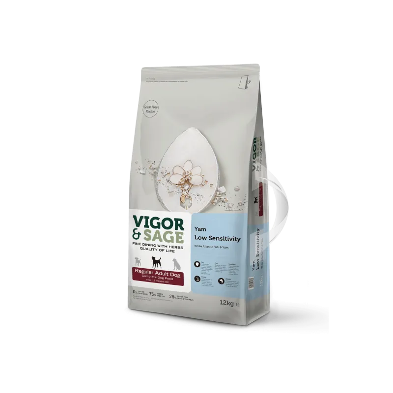 White Fish&Yam Low Sensitivity - Nourriture pour chiens adultes