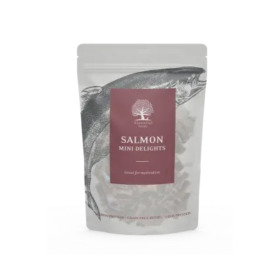 Friandises pour chien SALMON MINI DELIGHTS ESSENTIAL FOODS