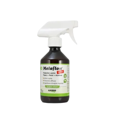 Spray antiparasitaire chien chat ANIBIO - MELAFLON SPRAY