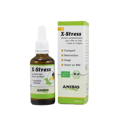 Remède anti-stress chien X-Stress d’Anibio