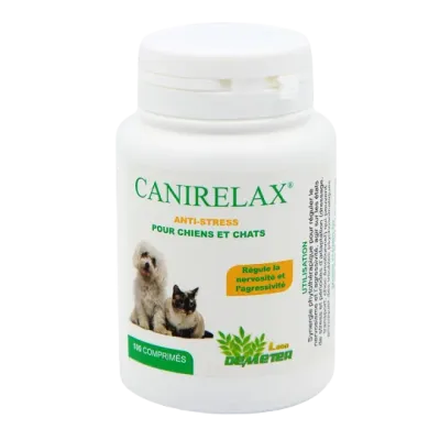 Aliment complémentaire anti-stress chien chat CANIRELAX