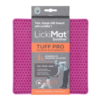 Tapis de léchage chien et chat LickiMat Soother Tuff Pro
