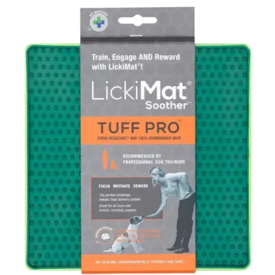 Tapis de léchage chien et chat LickiMat Soother Tuff Pro