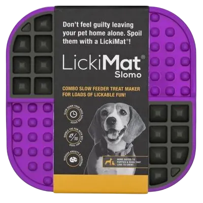 Tapis de léchage chien LickiMat Slomo