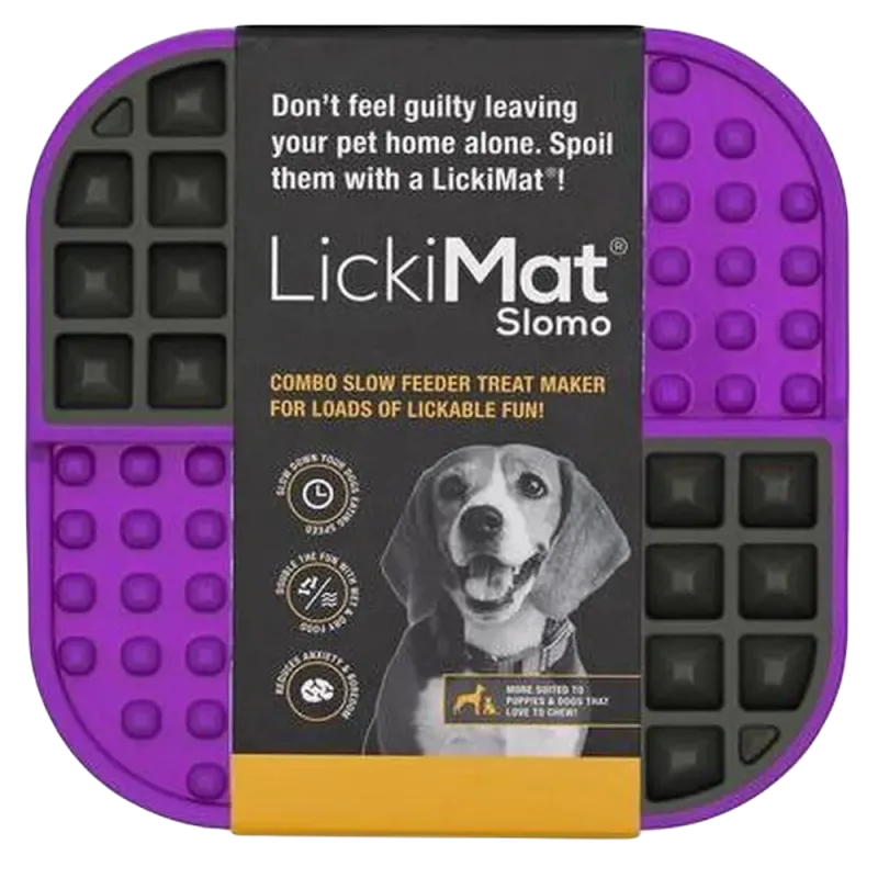 Tapis de léchage chien LickiMat Slomo Tapis de léchage chien LickiMat Slomo