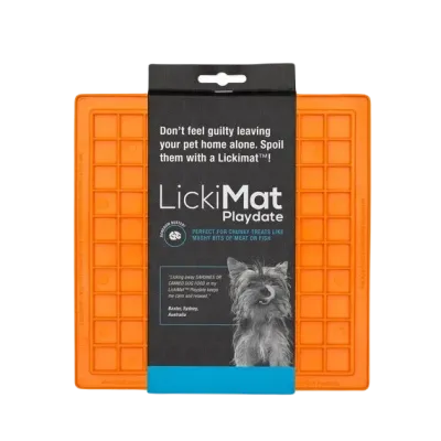 Le tapis de léchage chien et chat LICKIMAT PLAYDATELICKIMAT PLAYDATE